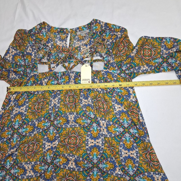 JODIFL New Women Size S Multicolor Floral Dress - Picture 13 of 16